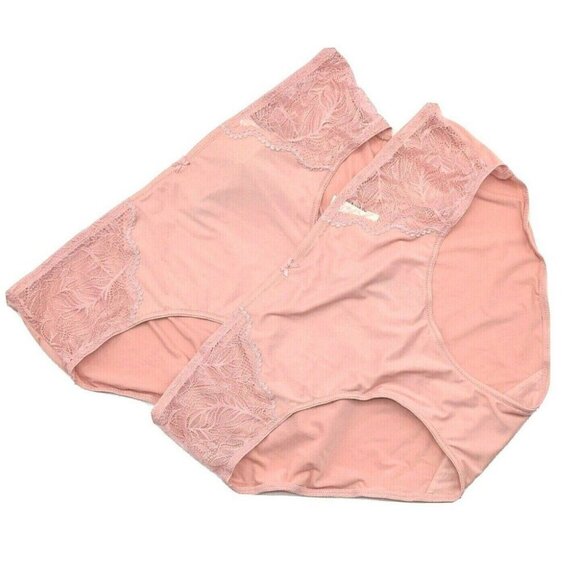 BOGO INC International Concepts Women Lace Inset Hipster Panties Pink 3X NEW Lot - Picture 2 of 8